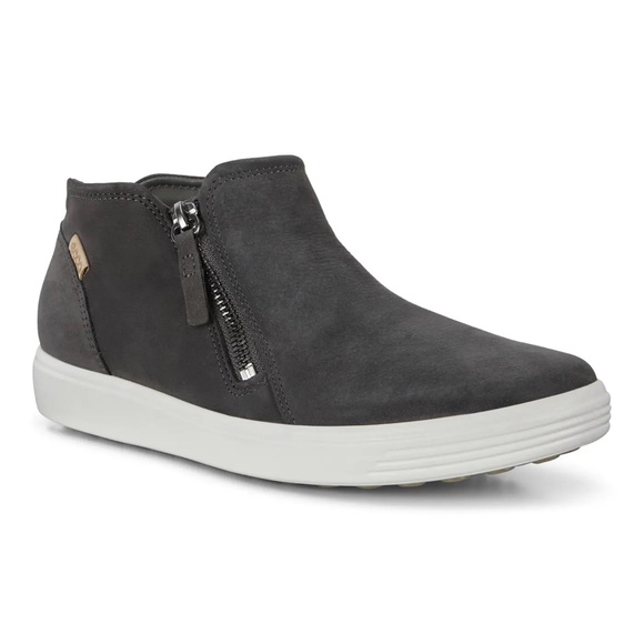 Ecco Shoes - NWT ECCO Women's Soft 7 Nubuck Low Zip Sneaker Booties Sz 38 (US 7-7,5)